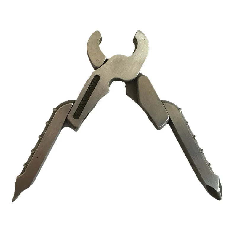 1PC SWISS EDC GEAR TECH 8 in 1 Portable Pocket Mini Pliers Screwdriver Precision Small Multi Tool keychain Micro-Pro XL900