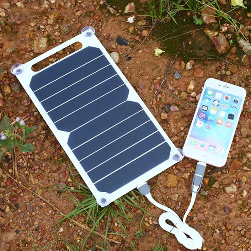 30W Solar Panel With USB Waterproof Outdoor Hiking And Camping Portable Battery Mobile Phone Charging Bank Charging Panel