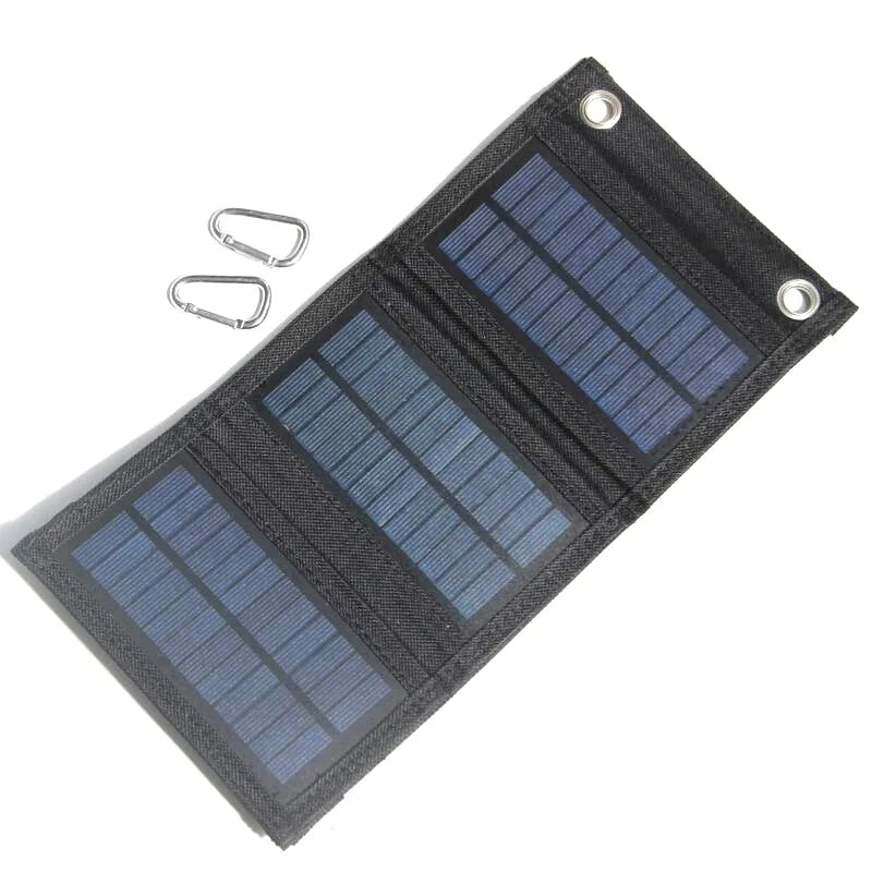 70W/50W/30W Foldable Solar Panel USB 5V Solar Charger Waterproof Solar Cell Portable Outdoor Phone Power Bank for Camping Hiking