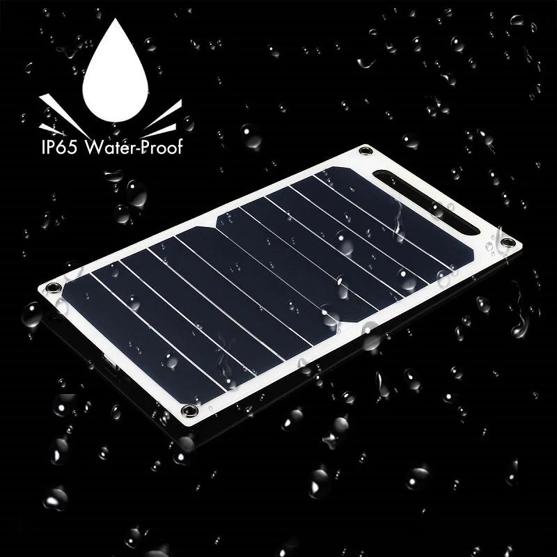 30W Solar Panel With USB Waterproof Outdoor Hiking And Camping Portable Battery Mobile Phone Charging Bank Charging Panel